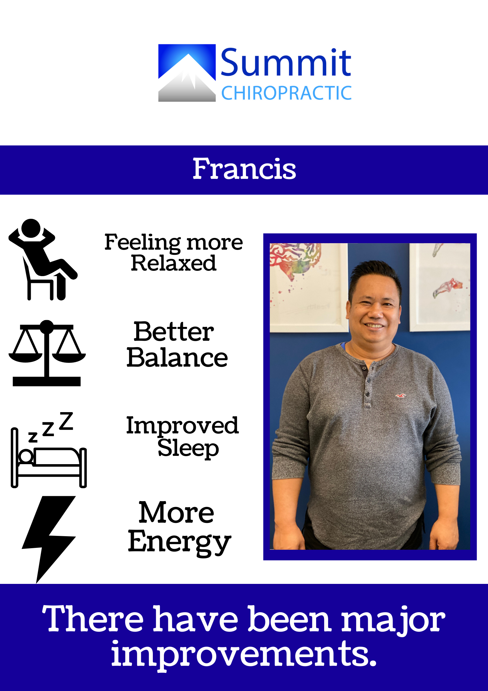 Francis - more relaxed