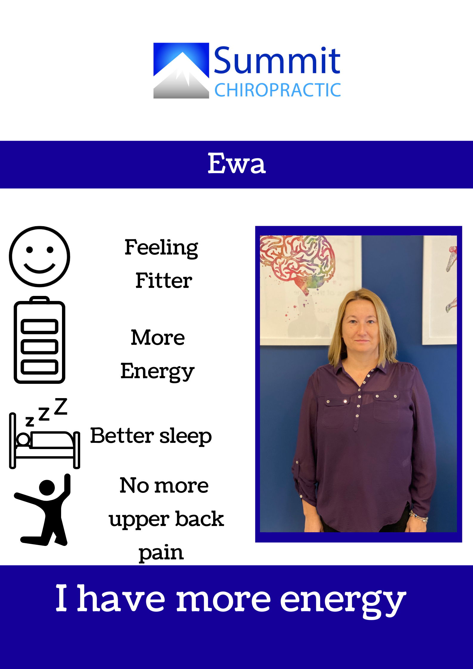 Ewa - no more upper back pain