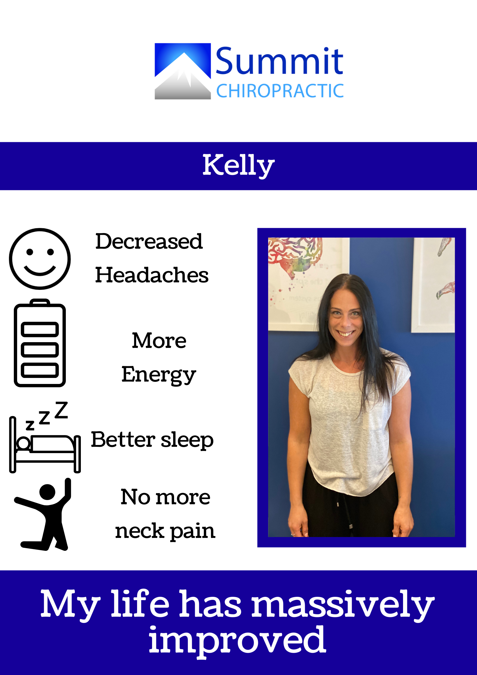 Kelly - headaches gone