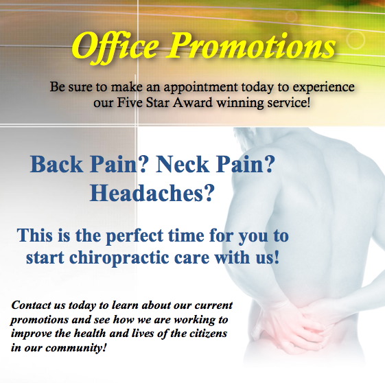 Dallas Chiropractic Special Offers
