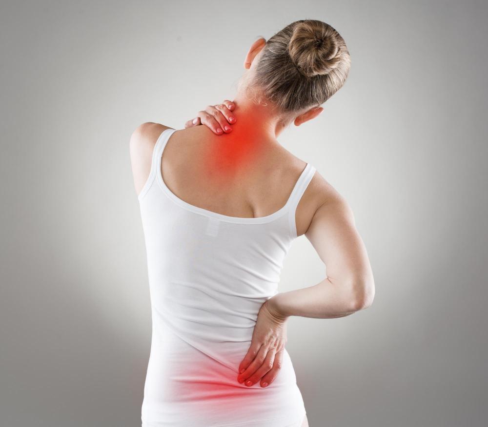 woman with backpain