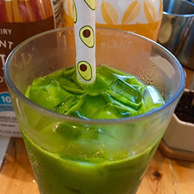 Skinny Iced Matcha Green Tea Latte