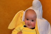Ali - "Chiquita banana" - Happy Back to Basics Chiropractic Kid!