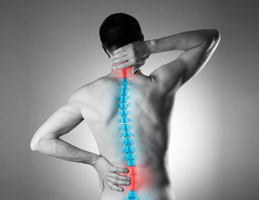 man with back pain