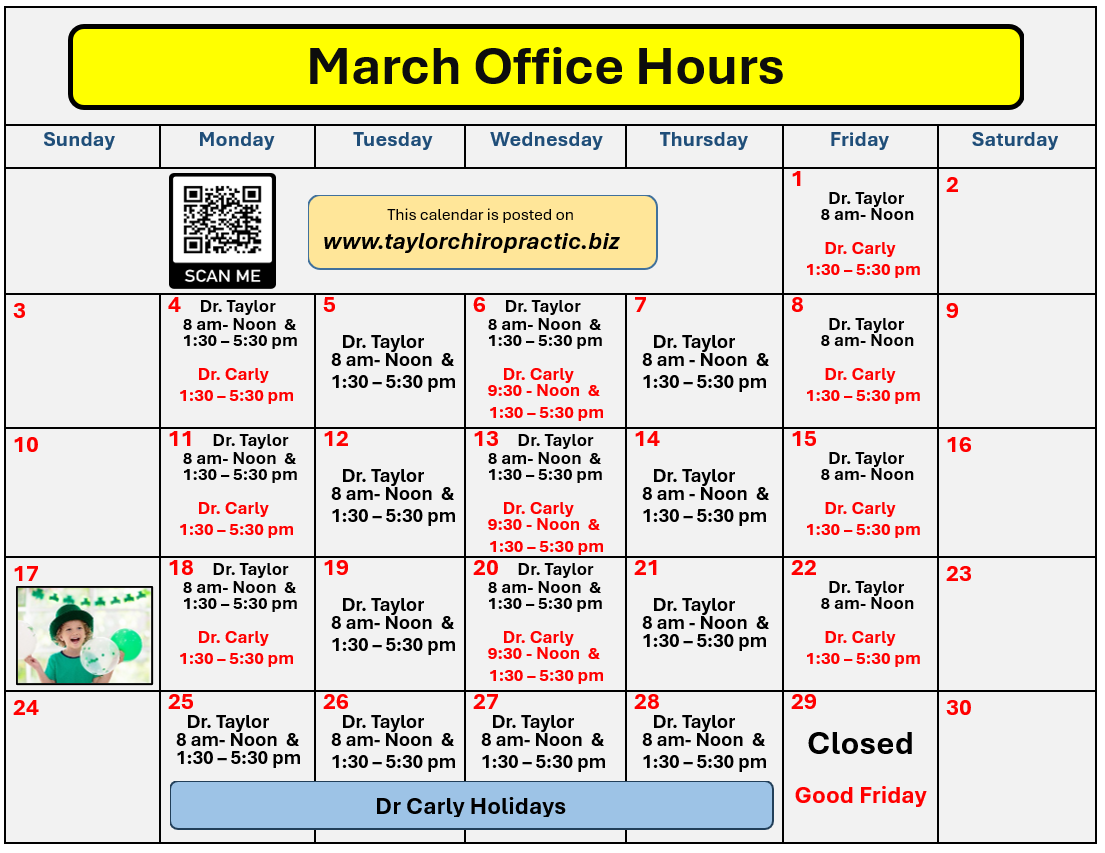 March Office Hours