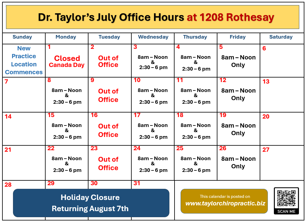 July office Hours