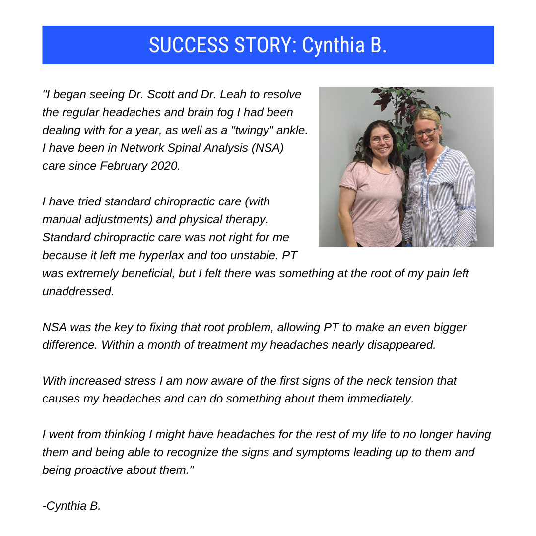 Cynthia Success Story