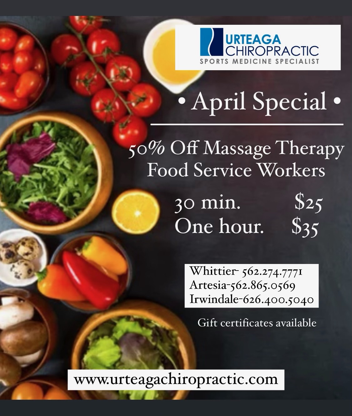 April Massage Special